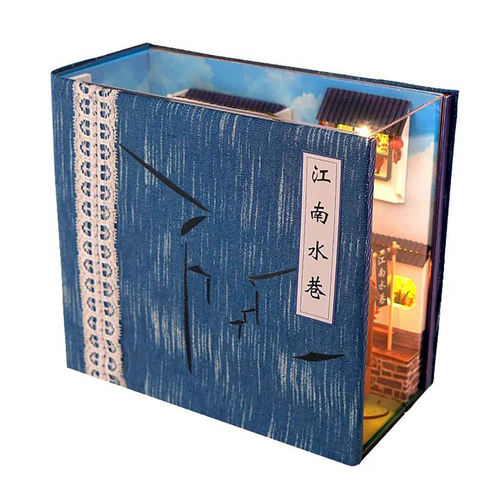 KDIOMALL Bookshelf Decoration Miniature Landscape of Jiangnan Scenery in China