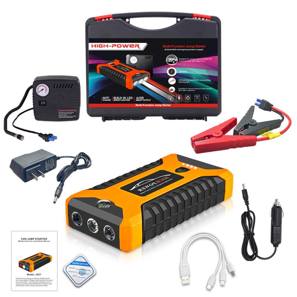 KDIOMALL Car Jump Starter 12V Portable Power Bank with SOS Light