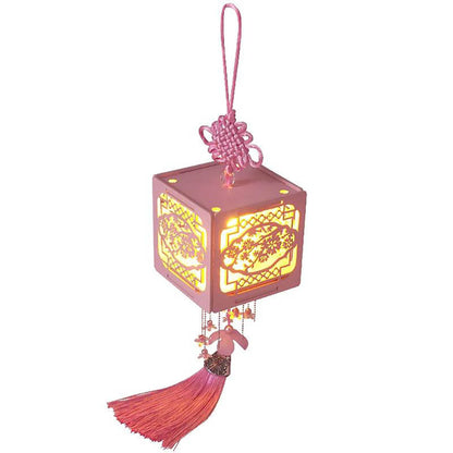 KDIOMALL DIY Antique Chinese Palace Lantern Decorative With LED Light