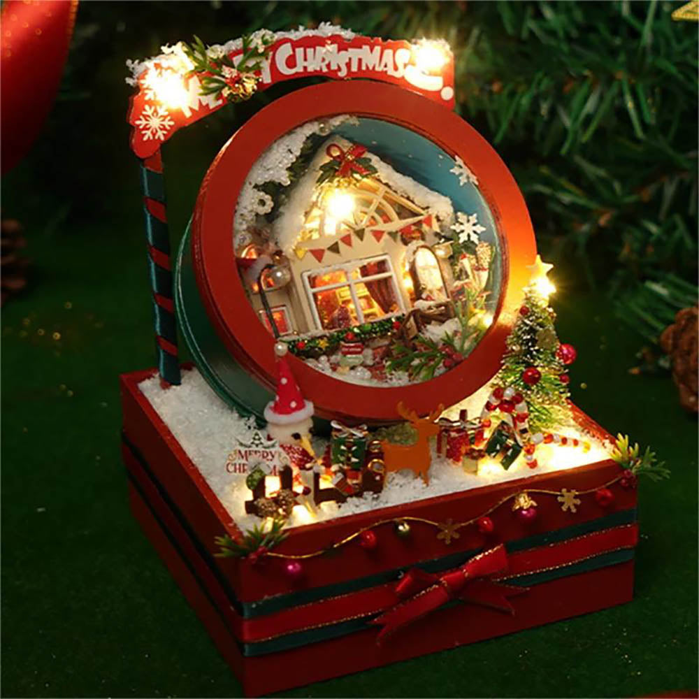 KDIOMALL DIY Miniature Building Kit Toys Home Decoration