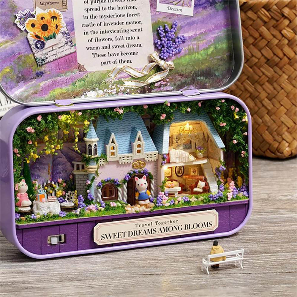 KDIOMALL Fairy Tale World Mini Box Theater With Dolls