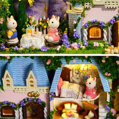 KDIOMALL Fairy Tale World Mini Box Theater With Dolls