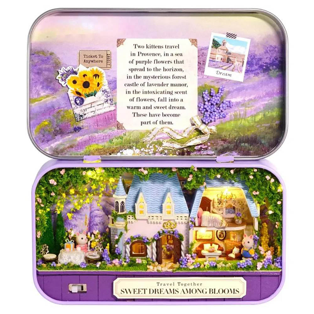 KDIOMALL Fairy Tale World Mini Box Theater With Dolls