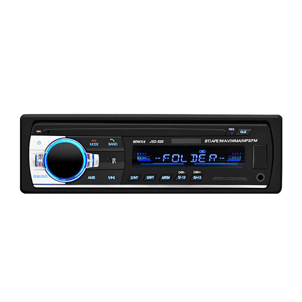 KDIOMALL JSD-520 Car Stereo Bluetooth FM Radio MP3 Audio Player USB/SD/AUX