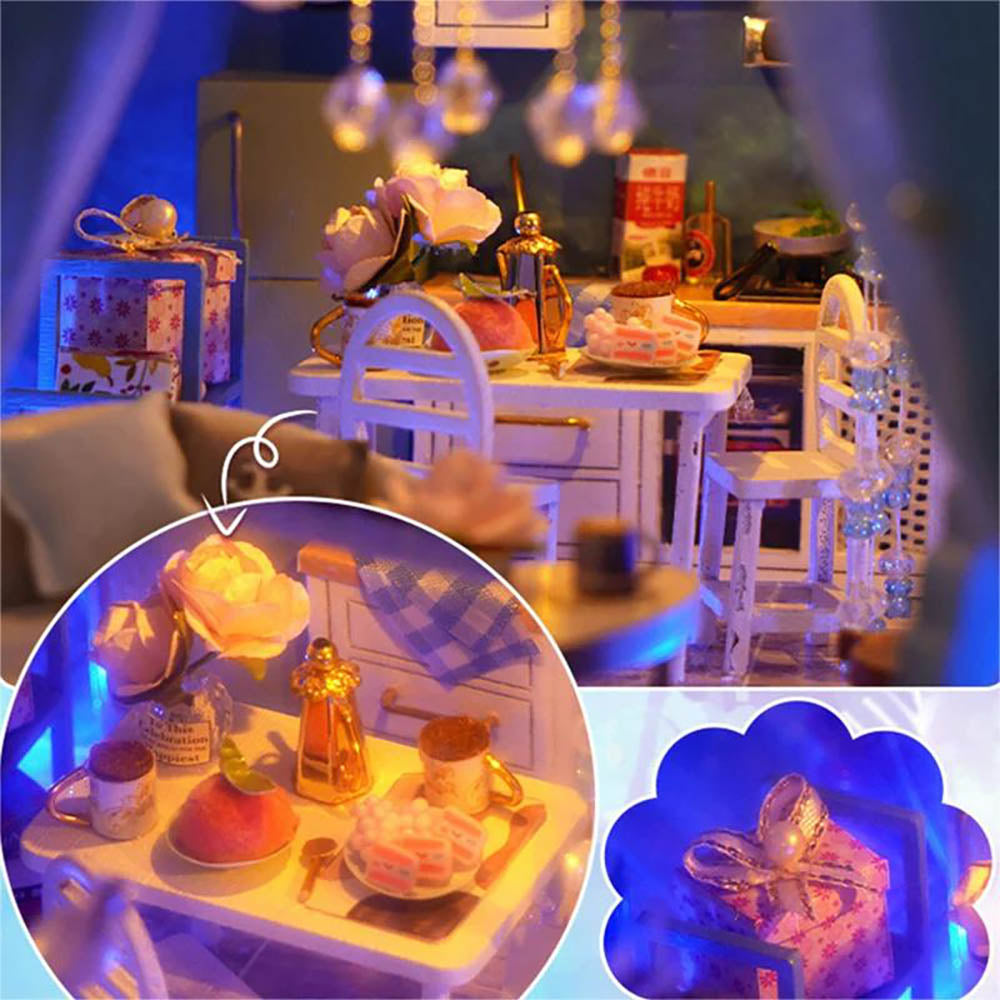 KDIOMALL Miniature Ocean Room 3D Model Assemble Toys