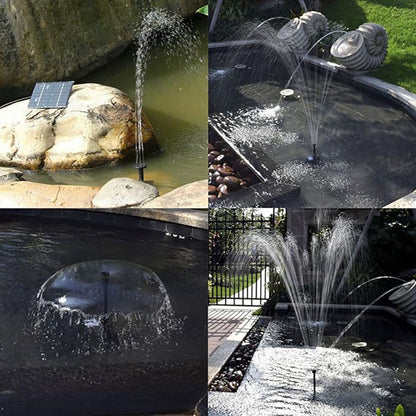 KDIOMALL Solar Fountain Landscape Floating Fountain Garden Decoration